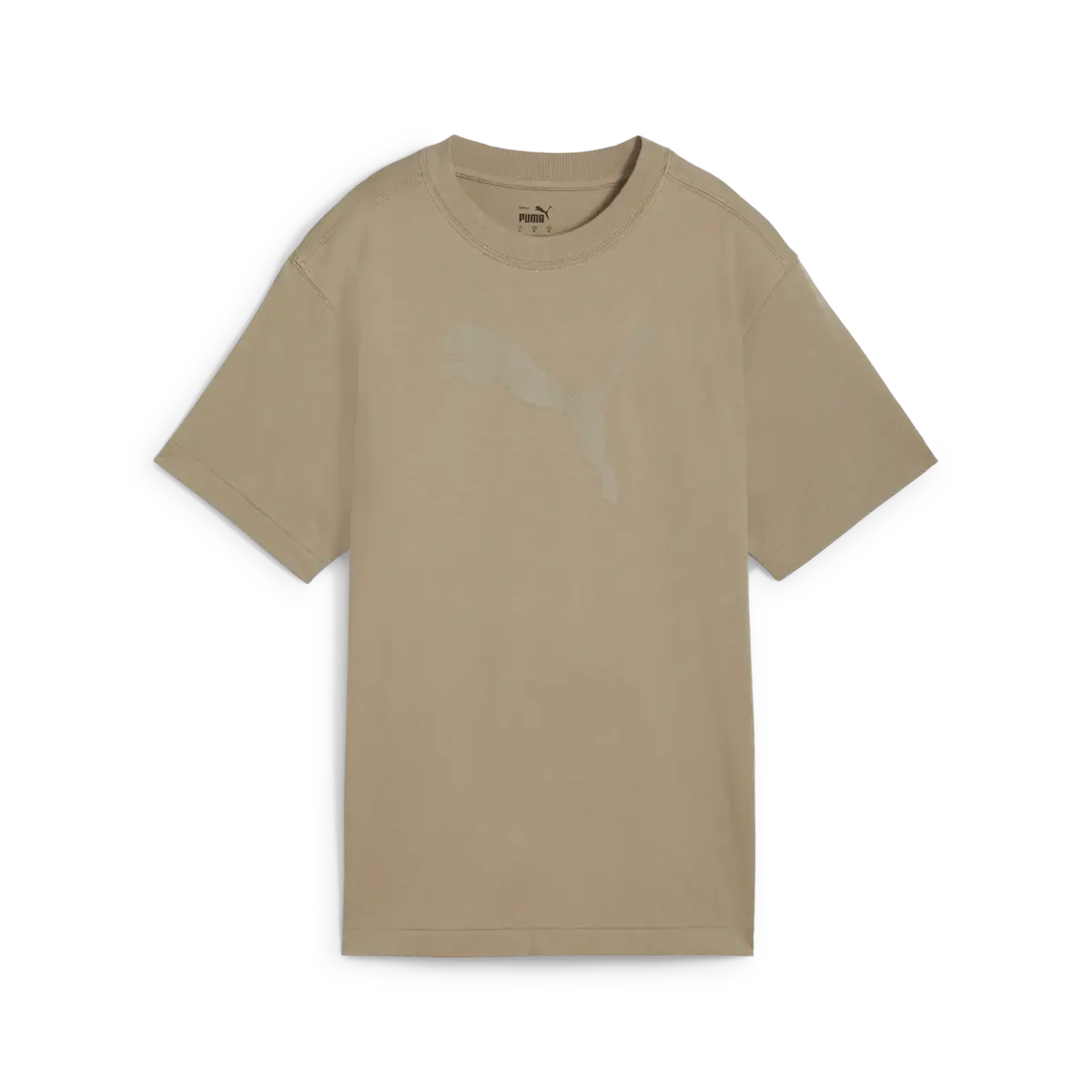 Puma HER Graphic Tee Kahverengi Kadın T-Shirt & Polo