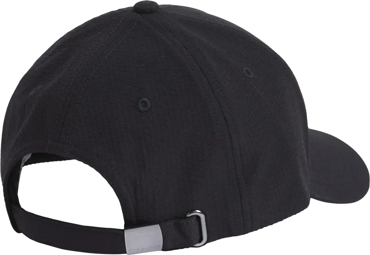 Calvin Klein SEERSUCKER PATCH BB, BEH Siyah Erkek Şapka