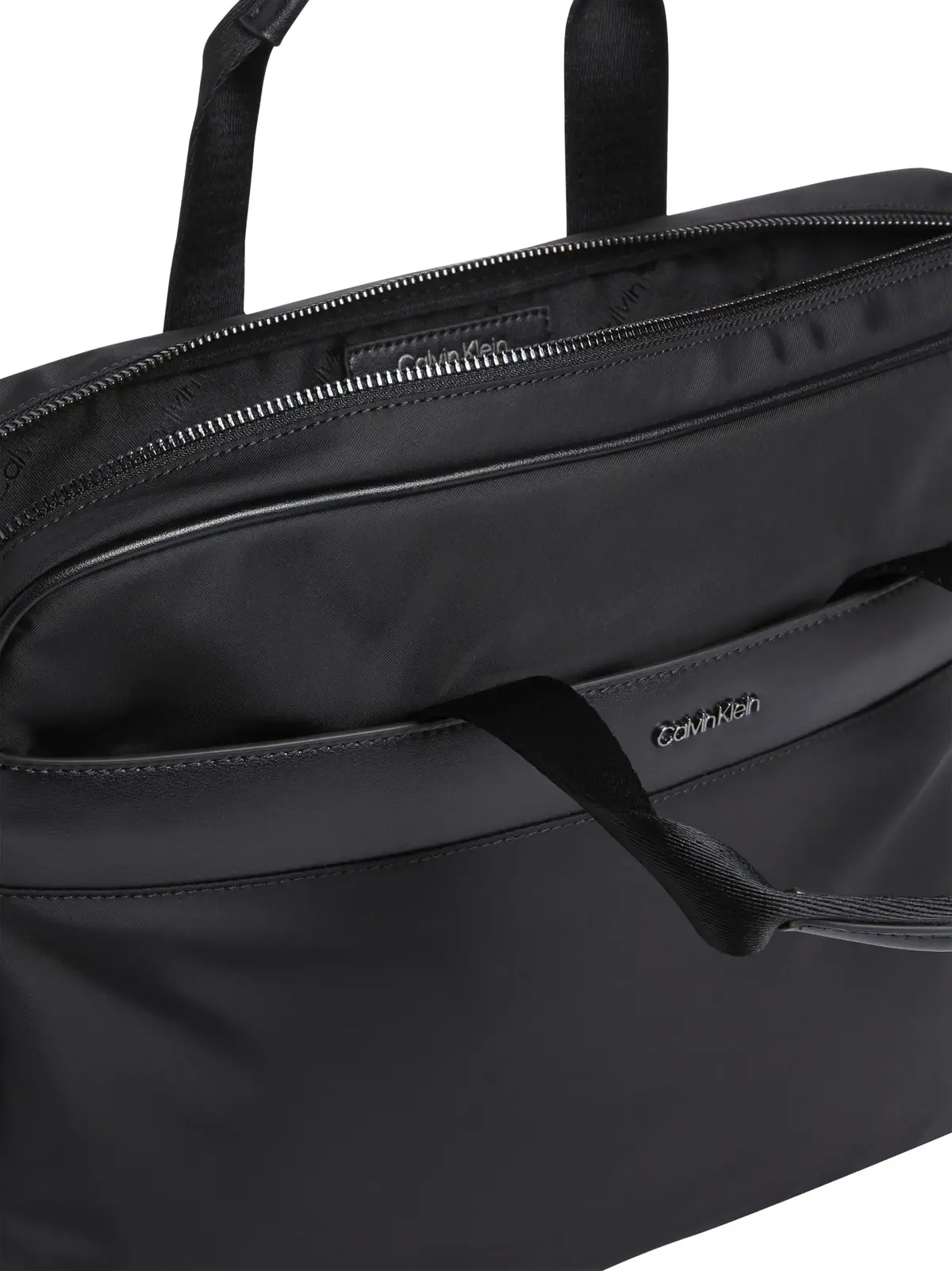 Calvin Klein  CK EST. NYLON LAPTOP Erkek Siyah Omuz Çanta