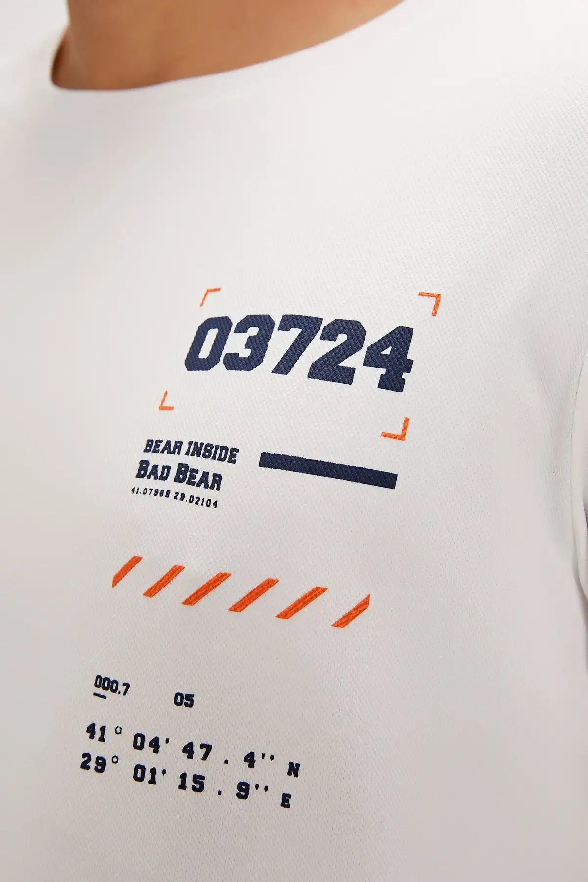 BAD BEAR JESSE T-SHIRT Erkek Beyaz T-Shirt