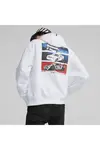 Puma Bmw Mms Graphıc M Hoodıe Beyaz Erkek Hoodie
