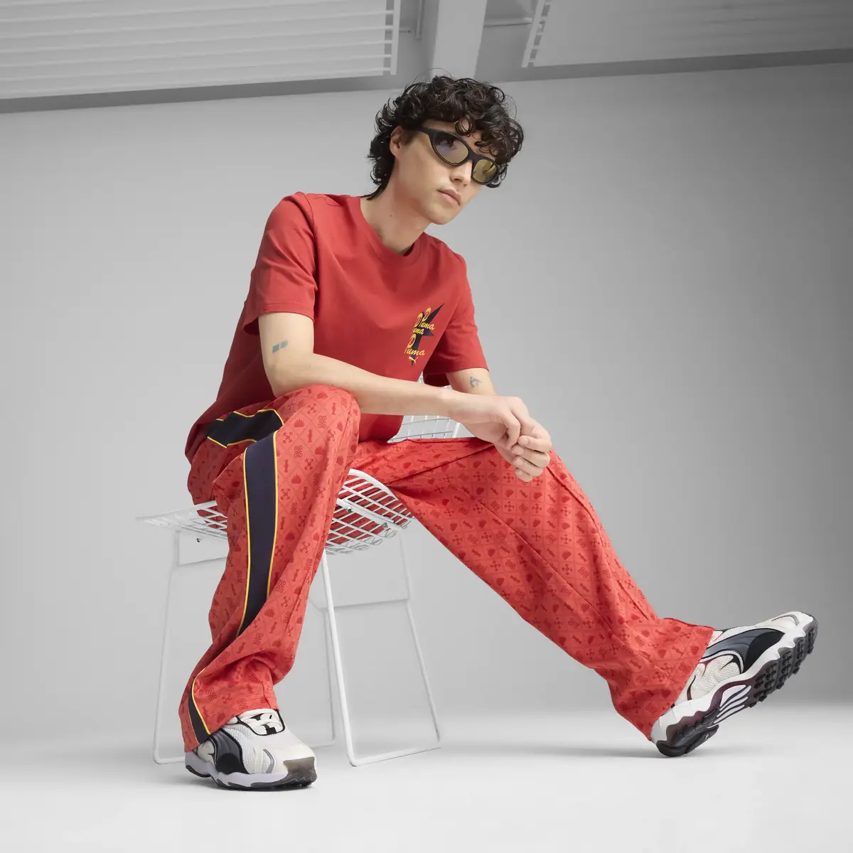 PUMA ROAD TO UNITY Track Pants Kırmızı Erkek Eşofman Altı