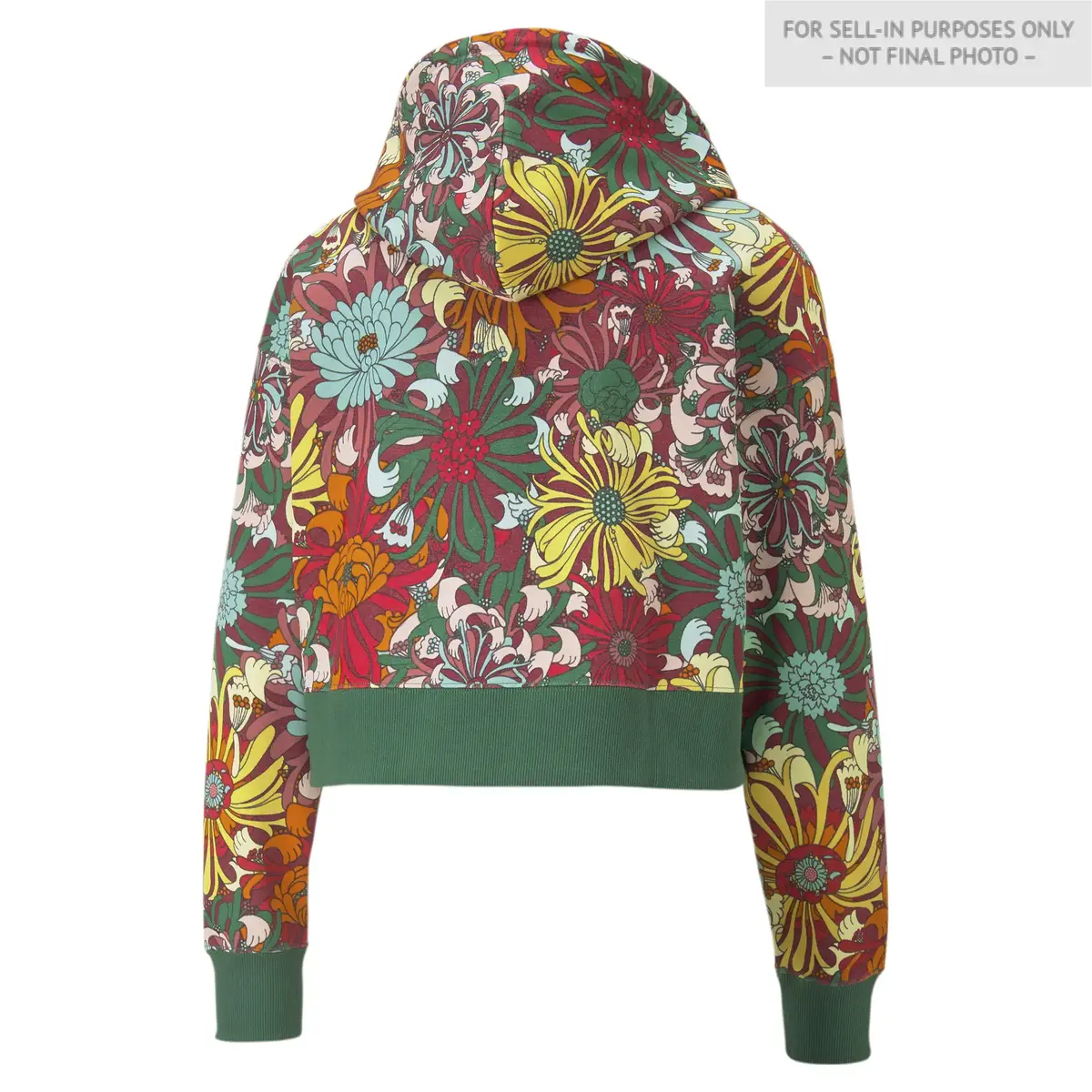 Puma X Lıberty Aop Hoodie Yeşil Kadın Sweatshirt