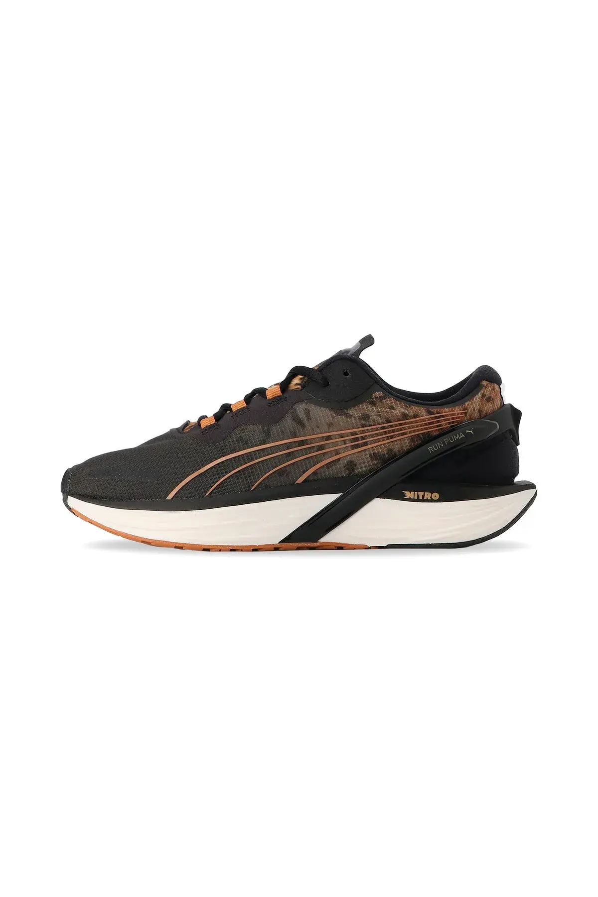 Puma Run XX Nitro Safari Glam Siyah Kadın Koşu Ayakkabısı