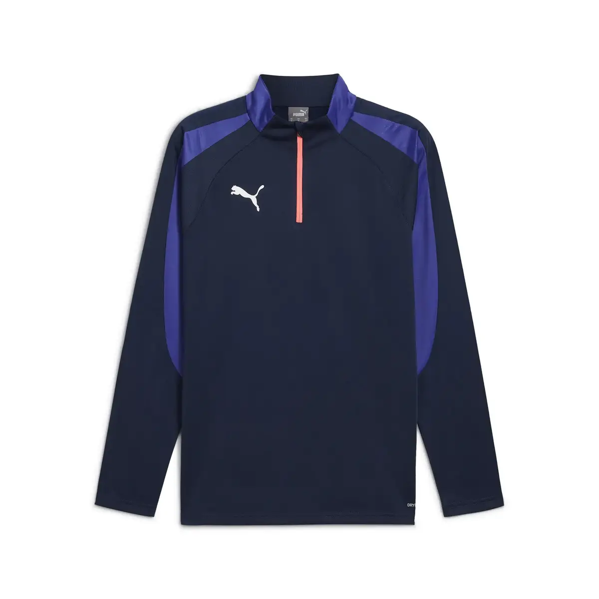Puma IndividualLIGA 1/4 Zip Top Lacivert Erkek T-Shirt