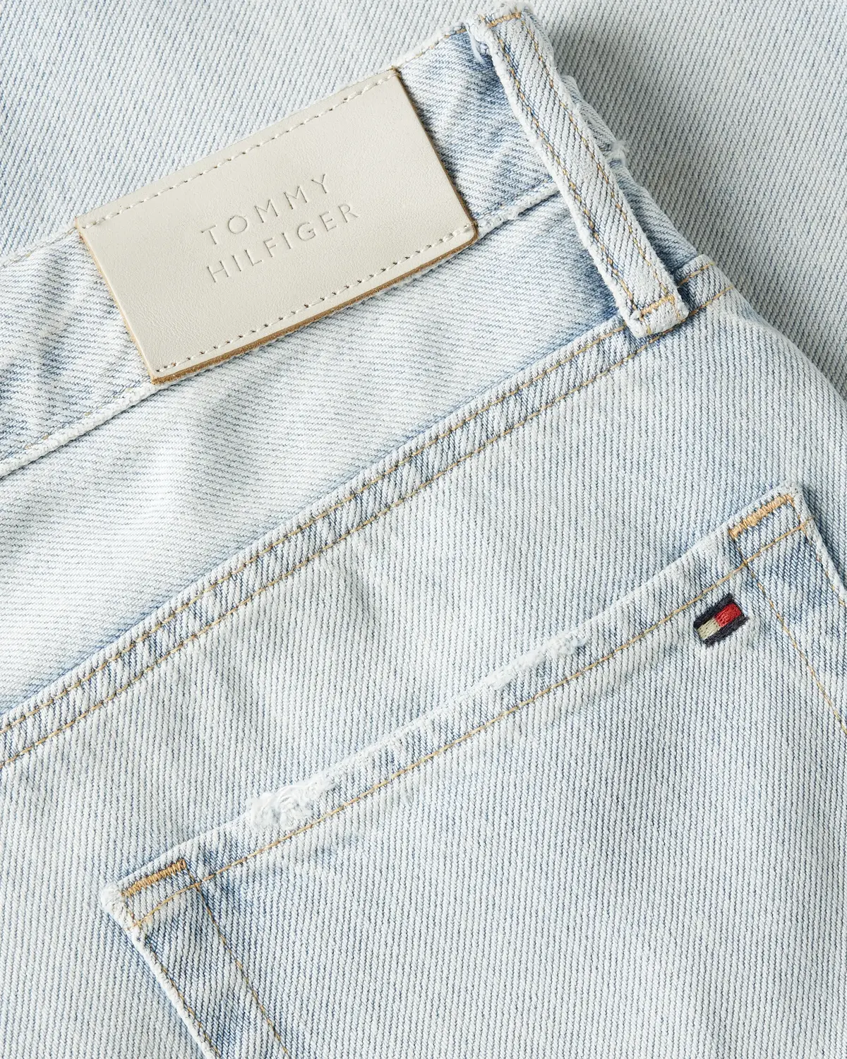 Tommy Hilfiger TAPERED RW A SKY, 1AB Mavi Kadın Jean Pantolon