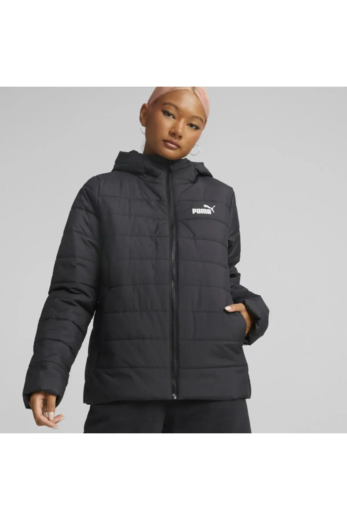 Puma ESS Padded Jacket Siyah Kadın Şişme Mont