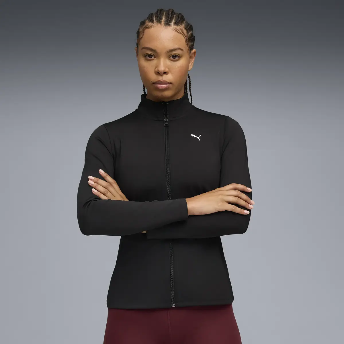 Puma W STRONG W FULL ZIP Siyah Kadın Ceket
