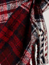 Tommy Hilfiger TOMMY CHECK SCARF Kadın Kırmızı Atkı