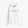 Tommy Hilfiger TOMMY LOGO HOODY, YBR Beyaz Erkek Sweatshirt