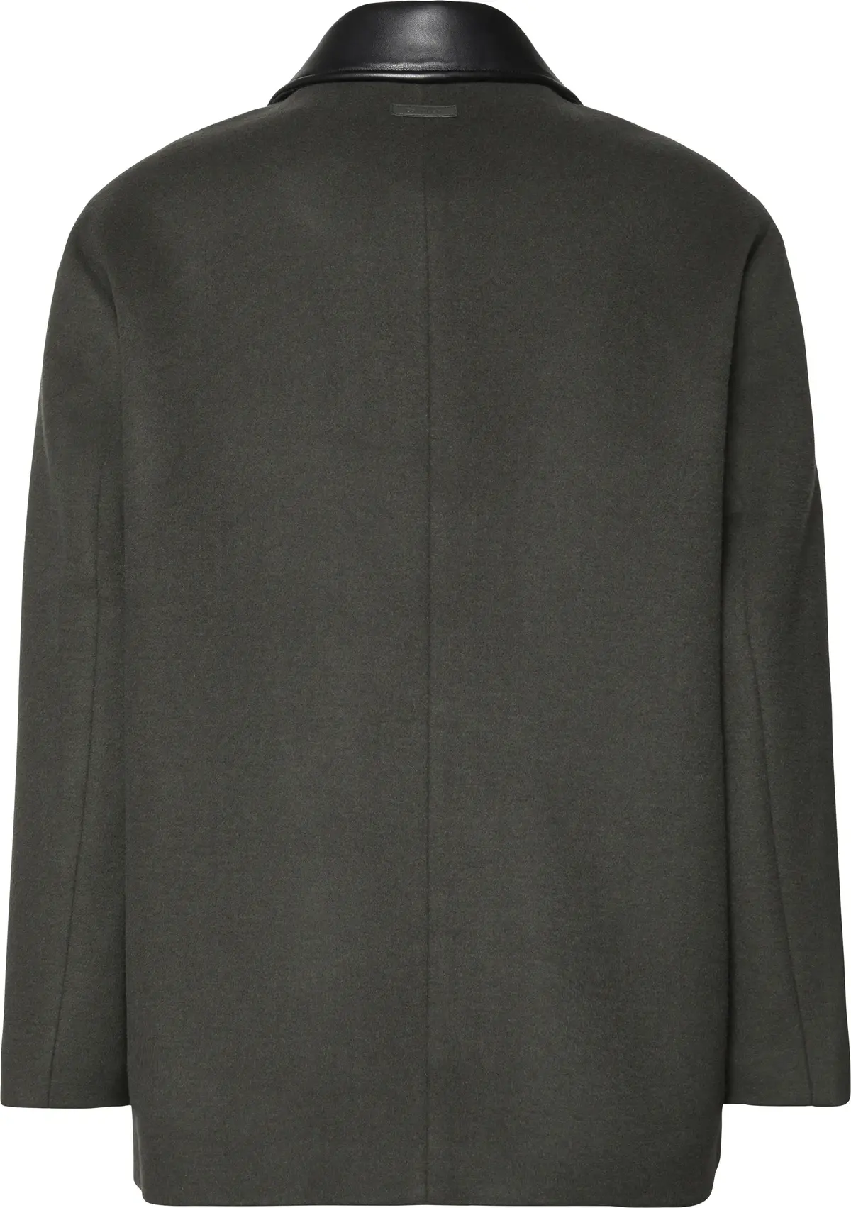 Calvin Klein LS MELTON WOOL BLEND CAR COAT Erkek Kahverengi Mont