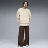 PUMA ESS ELEVATED CAT LOGO Crew Krem Erkek Sweatshirt