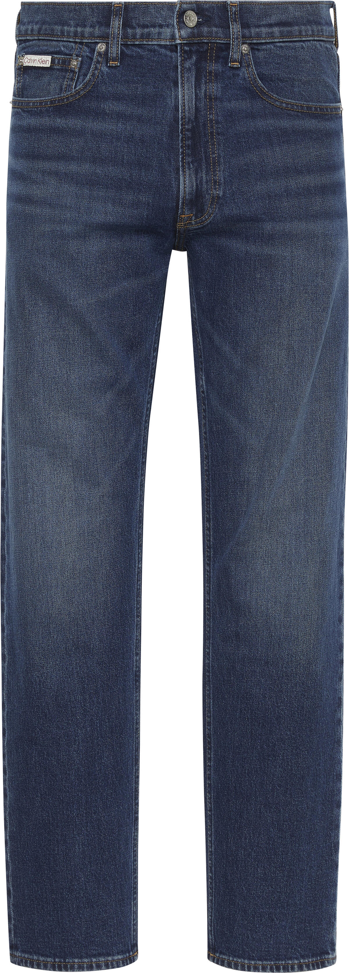 Calvin Klein STNDRD STRGHT OIL SLICK JEAN Mavi Erkek Kot Pantolon