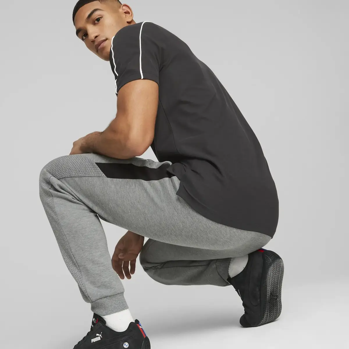 Puma BMW MMS Sweat Pants, reg/cc Gri Erkek/Unisex Eşofman Altı