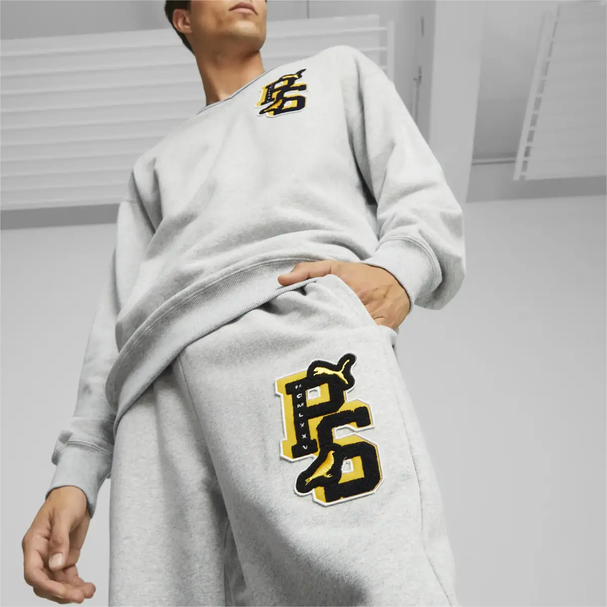 PUMA X STAPLE Sweatpants Gri Erkek Eşofman Altı