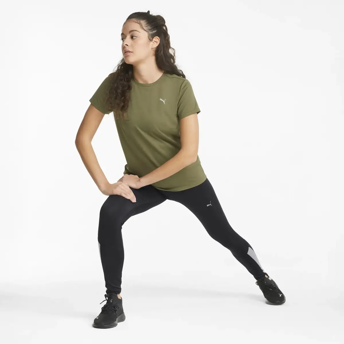 Puma RUN FAV REG RISE FULL TIGHT Siyah Kadın Tayt