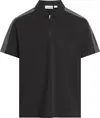 Calvin Klein LOGO TAPE POLO, BEH Siyah Erkek T-Shirt & Polo
