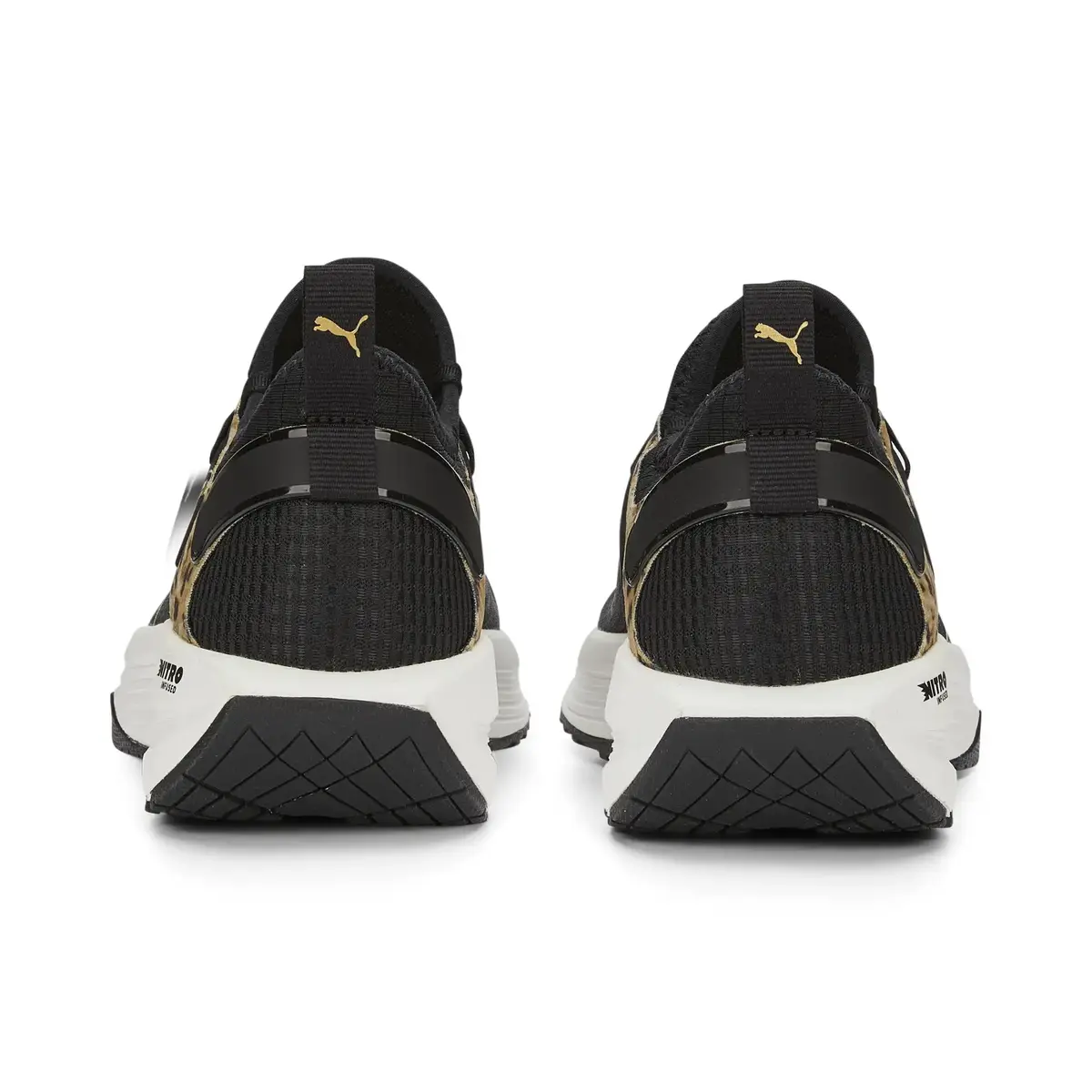 Puma PWR XX Nitro Safari Glam Kadın Siyah Koşu Ayakkabısı