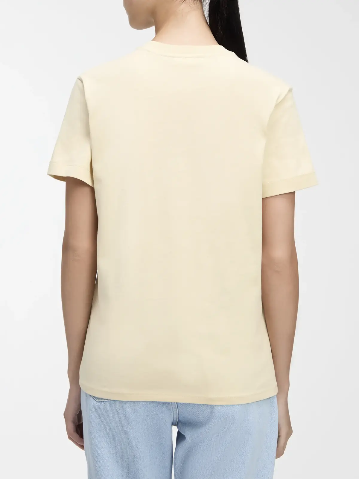 Calvin Klein NANO LOGO REGULAR T-, PCH Bej Kadın T-Shirt & Polo