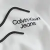 Calvin Klein STACKED COLORBLOCK H Erkek Beyaz Hoodie