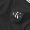 Calvin Klein MONOGRAM BADGE RIB L Kadın Siyah T-Shirt