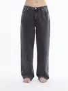 Calvin Klein 90s STRAIGHT Kadın Antrasit Kot Pantolon