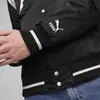 Puma TEAM FOR THE FANBASE Varsity Jacket Siyah Erkek Sweatshirt