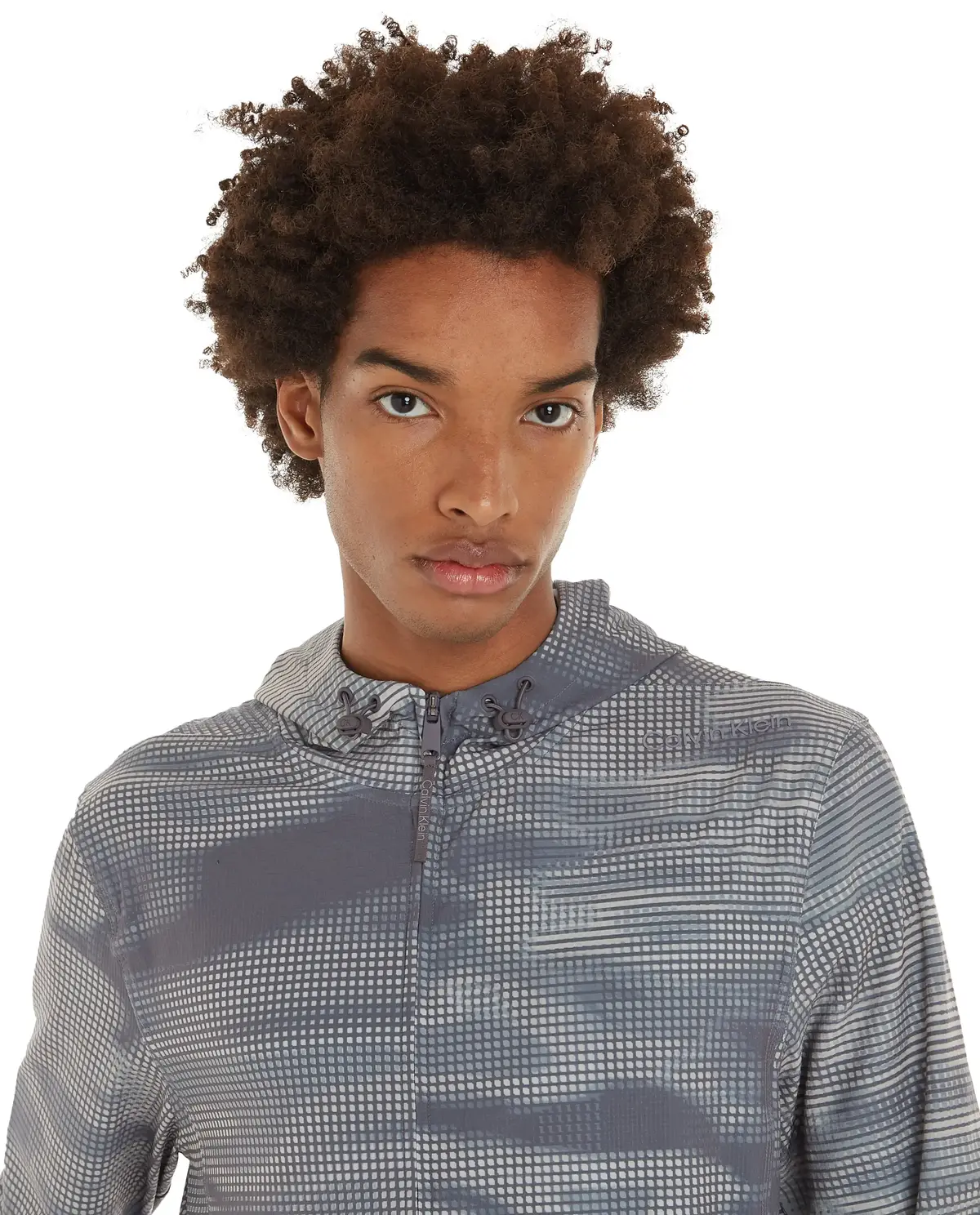 Calvin Klein WO - WIND JACKET Erkek Gri Mont