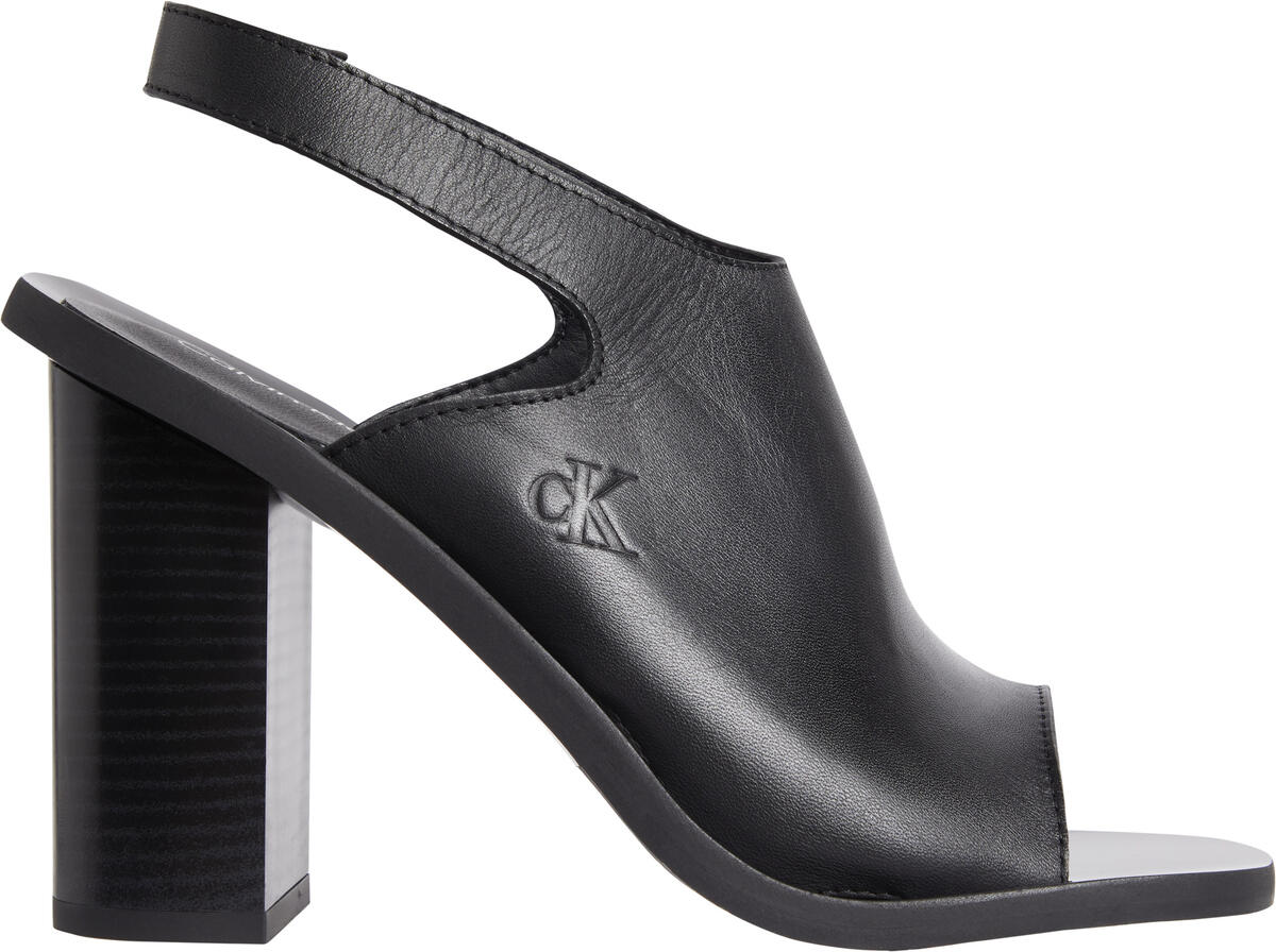 Calvin Klein HEEL SLING SANDAL L Kadın Siyah Sandalet