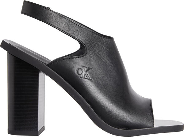 Calvin Klein HEEL SLING SANDAL L Kadın Siyah Sandalet
