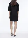 Calvin Klein LINEN BLEND HS SHIRT, BEH Siyah Kadın Elbise-Etek