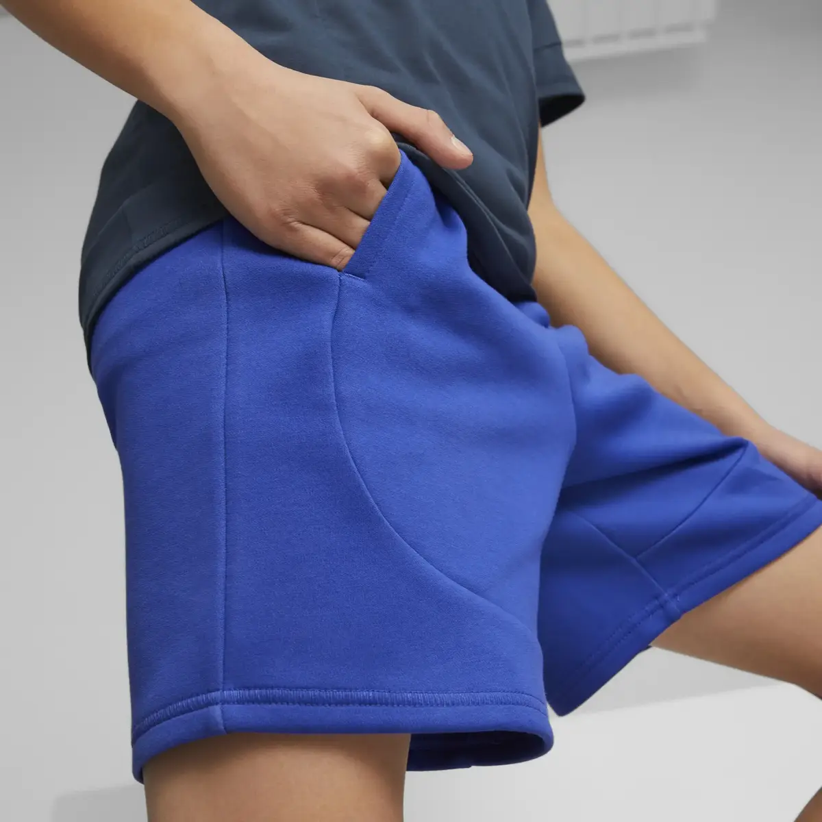 Puma EVOSTRIPE Shorts 8 Mavi Erkek Çocuk Şort