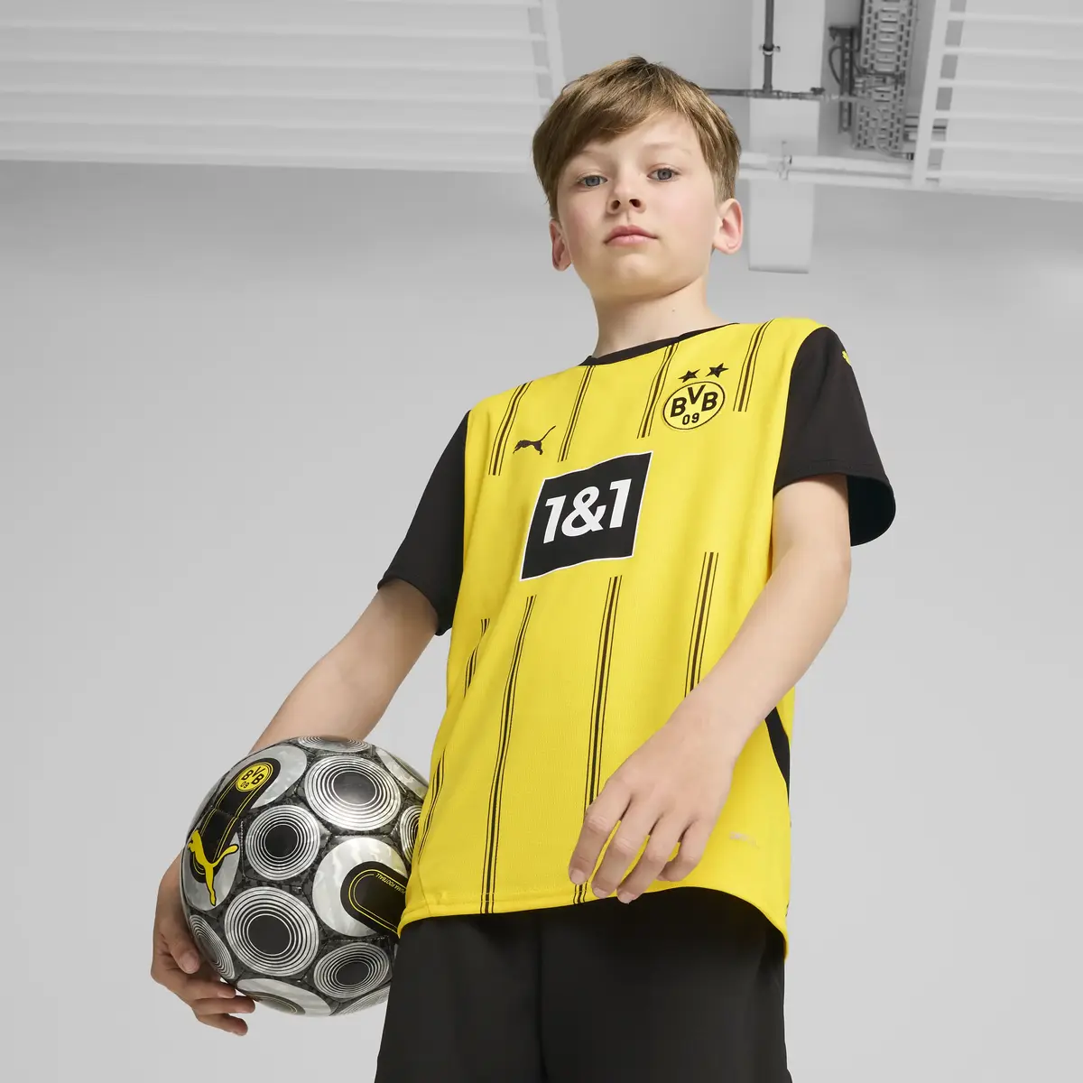 Puma BVB Home Jersey Replica Jr Sarı Unisex Forma