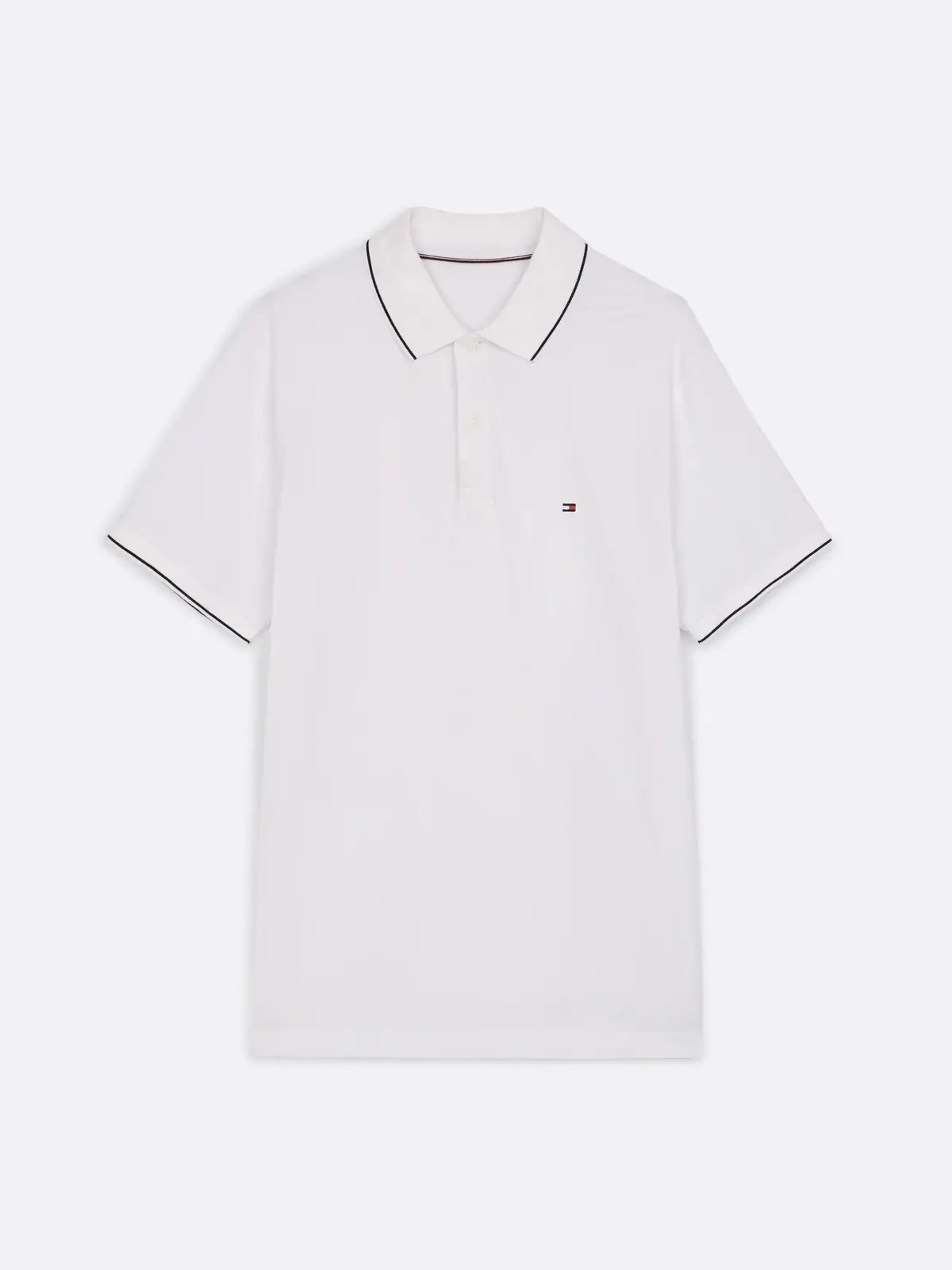 Tommy Hilfiger PERFORMANCE JERSEY R, YBR Beyaz Erkek T-Shirt & Polo