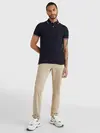 Tommy Hilfiger CORE TOMMY TIPPED SL Erkek Lacivert Polo T-Shirt