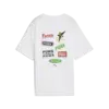 PUMA WARDROBE ESS Graphic Tee Beyaz Kadın T-Shirt