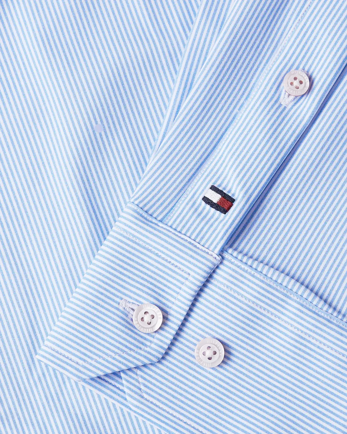 Tommy Hilfiger DC PERFORMANCE STP S, C1Z Mavi Erkek Gömlek