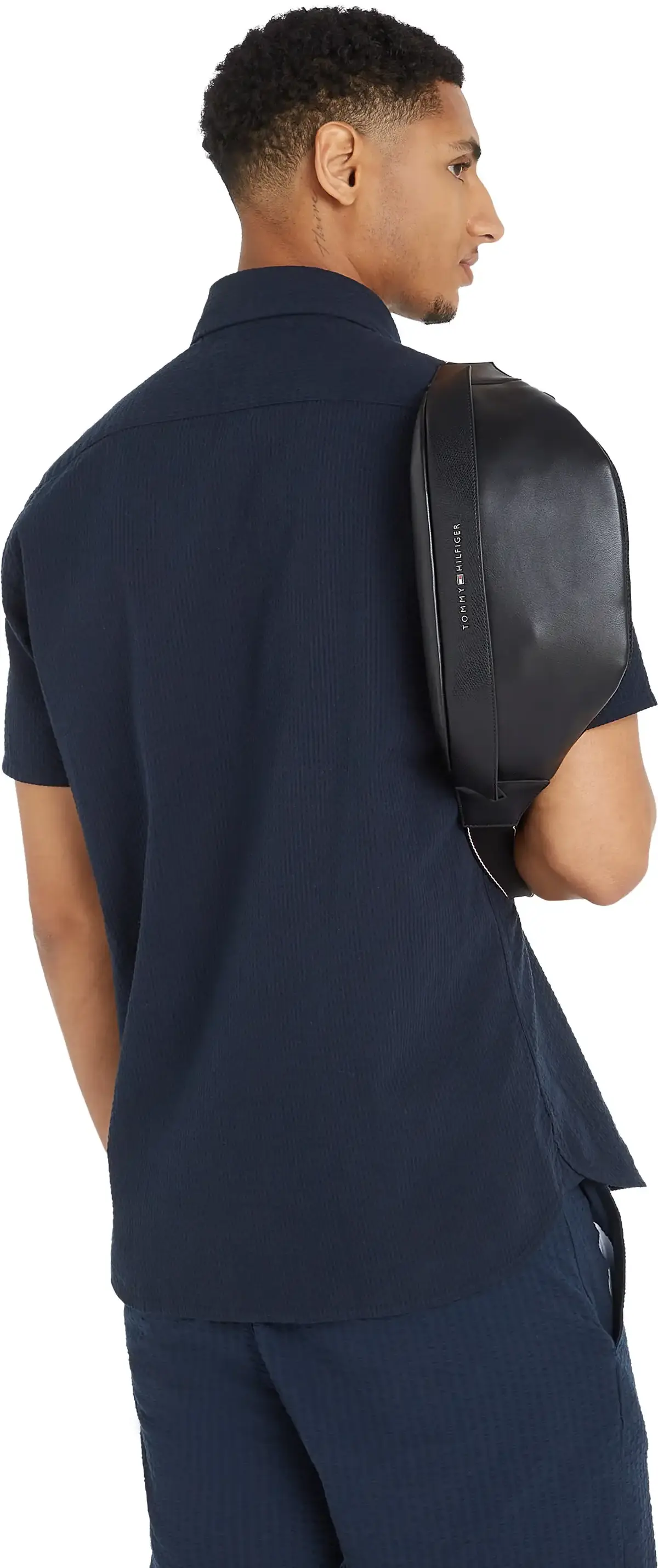 Tommy Hilfiger TH CORP BUMBAG, BDS Siyah Erkek Çanta & Cüzdan