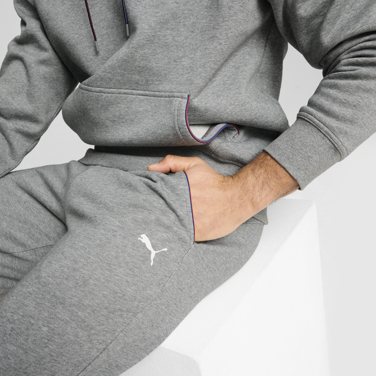 Puma BMW MMS ESS+ PANTS FT Gri Erkek Eşofman Altı