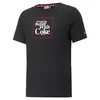 PUMA X COCA COLA Graphic Tee Siyah Erkek T-Shirt