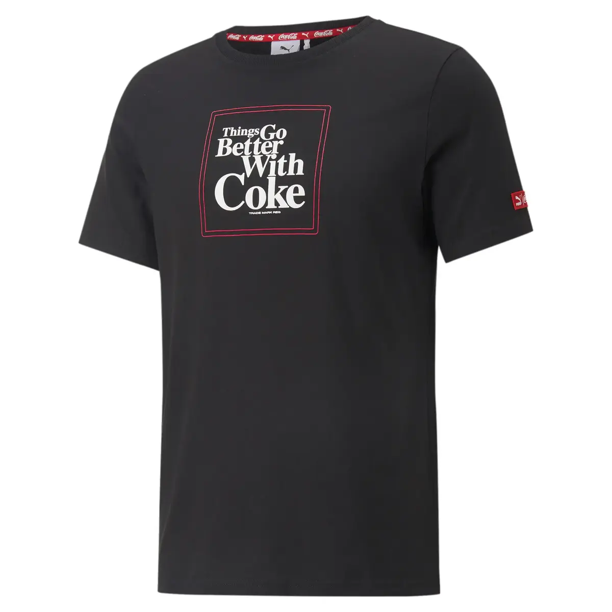 PUMA X COCA COLA Graphic Tee Siyah Erkek T-Shirt
