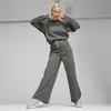 Puma CLASSICS+ Relaxed Sweatpants Gri Kadın Eşofman Altı