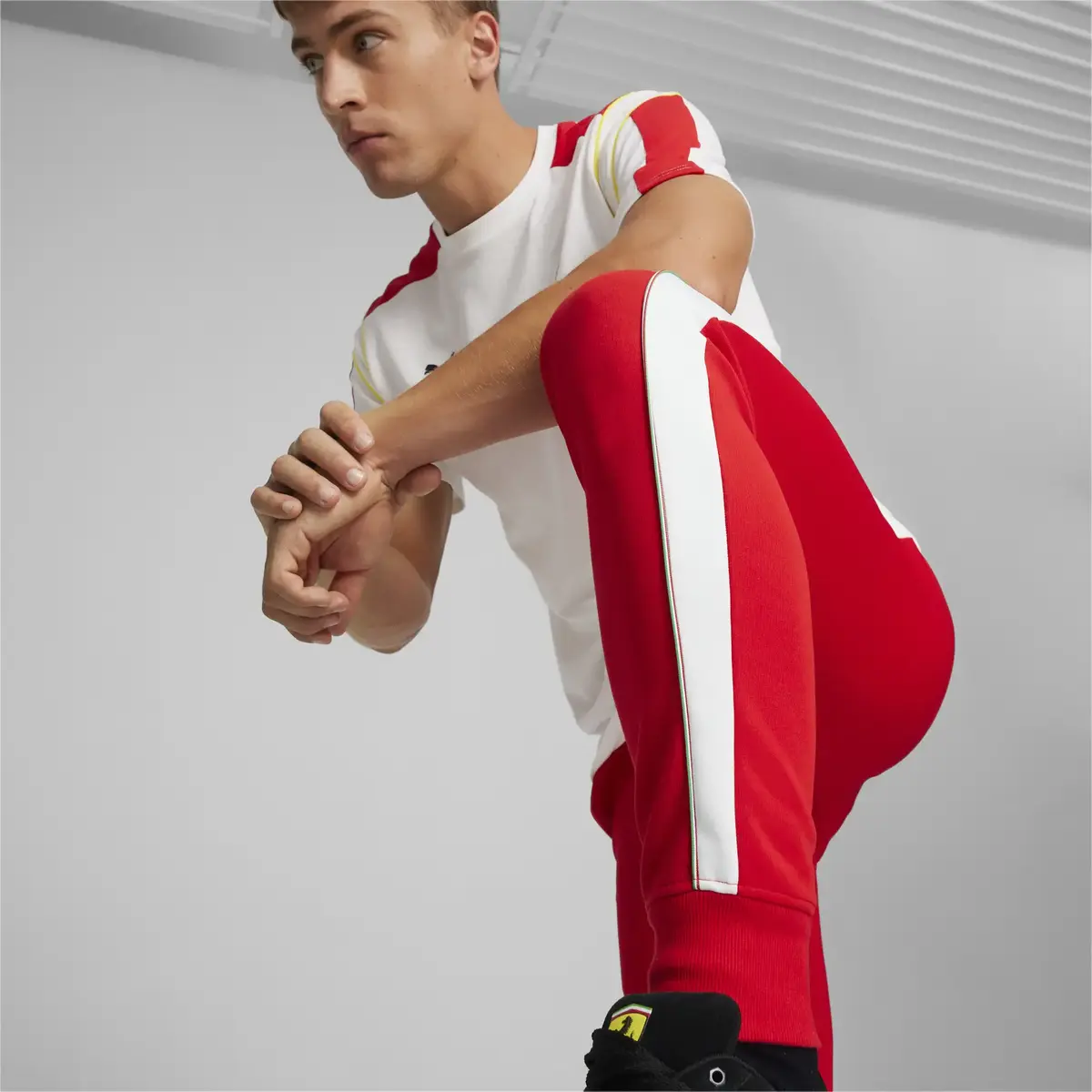Puma Ferrari Race Iconic T7 Track Pants Kırmızı Erkek Eşofman Altı