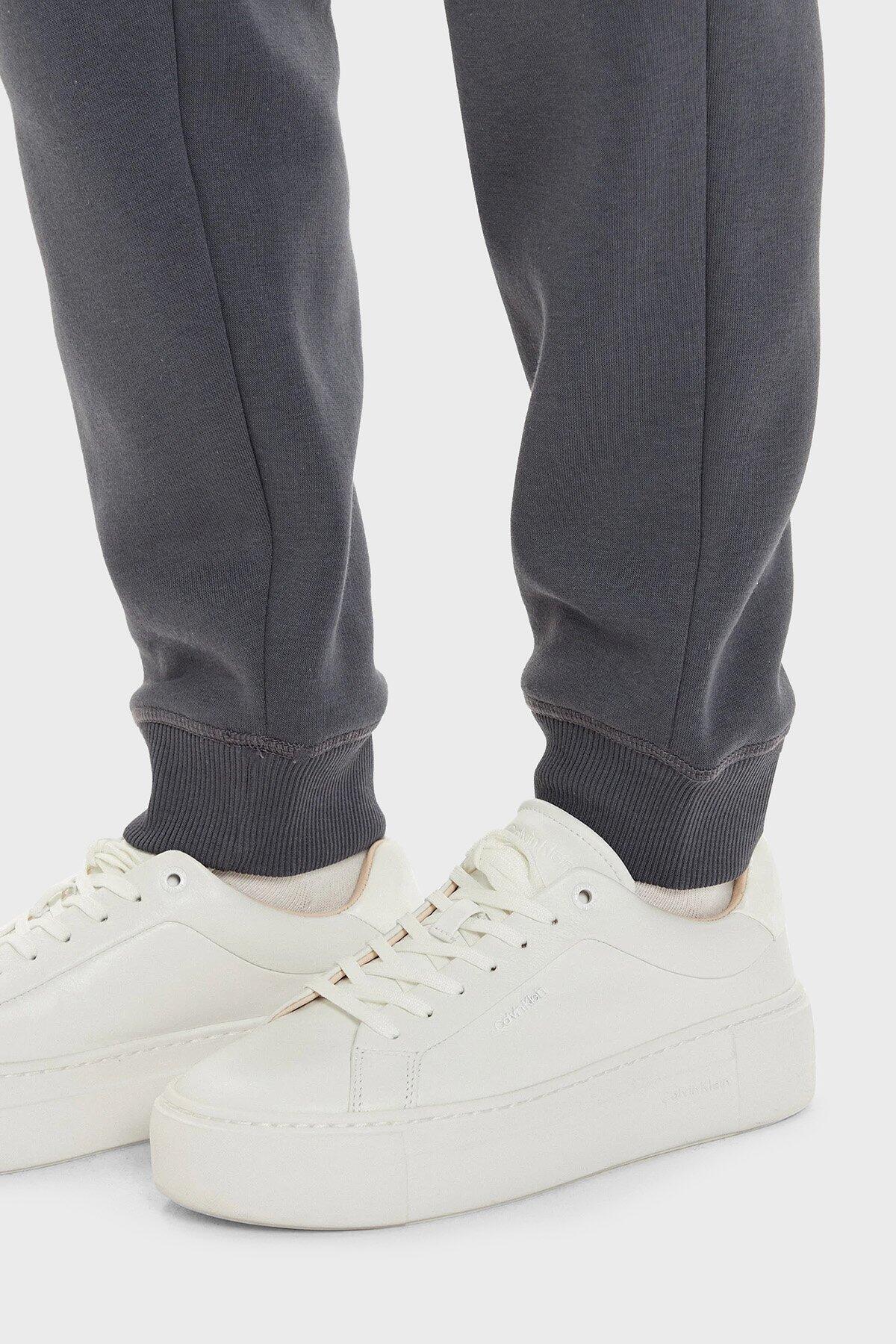 Calvin Klein MONOLOGO CUFFED JOG, BAN Gri Kadın Eşofman Altı
