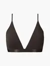 Calvin Klein LGHT LINED TRIANGLE Kadın Siyah Sütyen