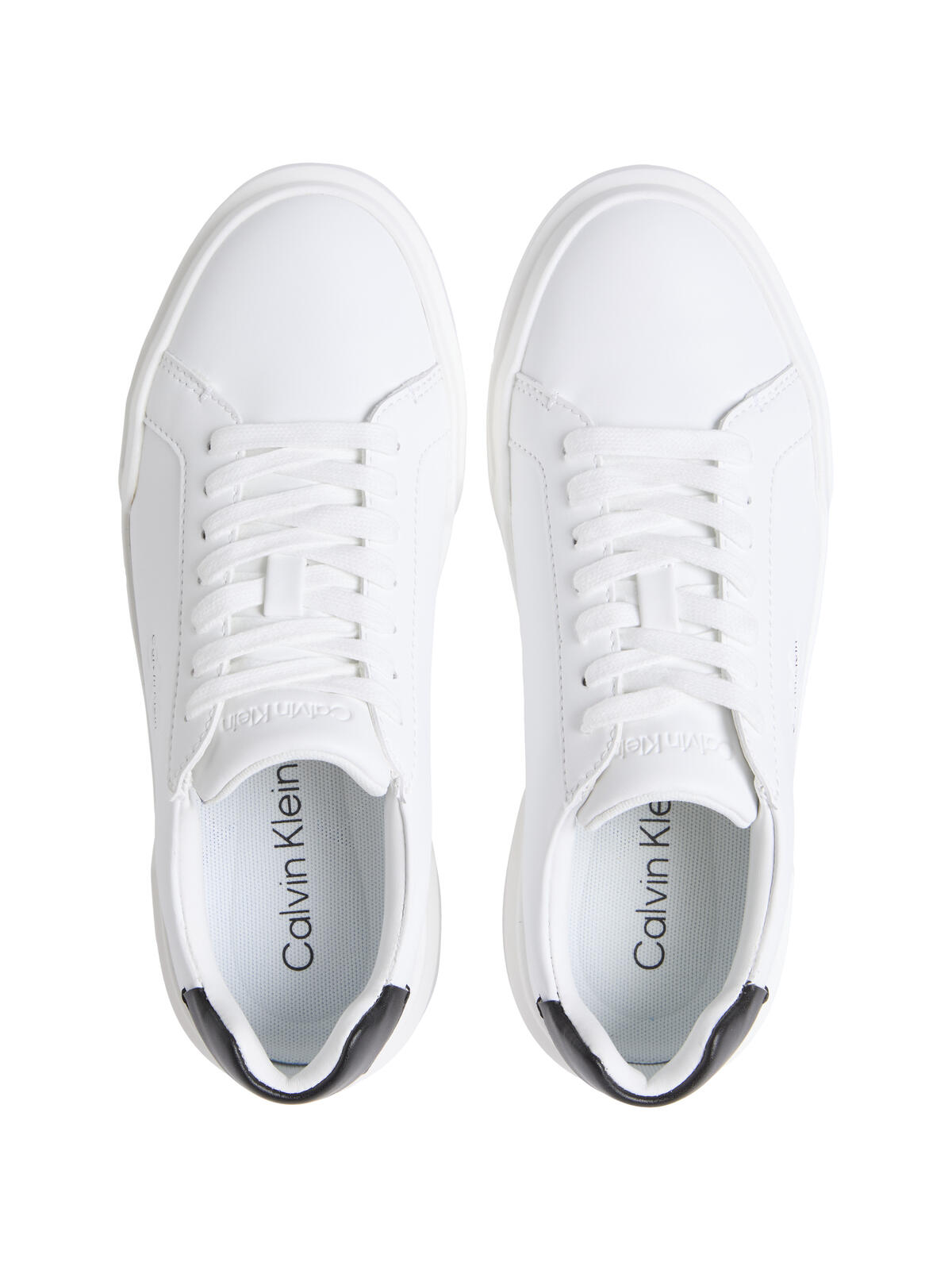 Calvin Klein CHUNKY CUPSOLE LACEUP LTH WN Beyaz Kadın Günlük Spor Ayakkabı Calvin Klein CHUNKY CUPSOLE LACEUP LTH WN Beyaz Kadın Günlük Spor Ayakkabı