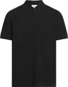 Calvin Klein THERMO TECH PIQUE ZI, BEH Siyah Erkek T-Shirt & Polo
