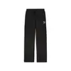 Puma CLASSICS Ribbed Relaxed Pants Siyah Kadın Eşofman Altı