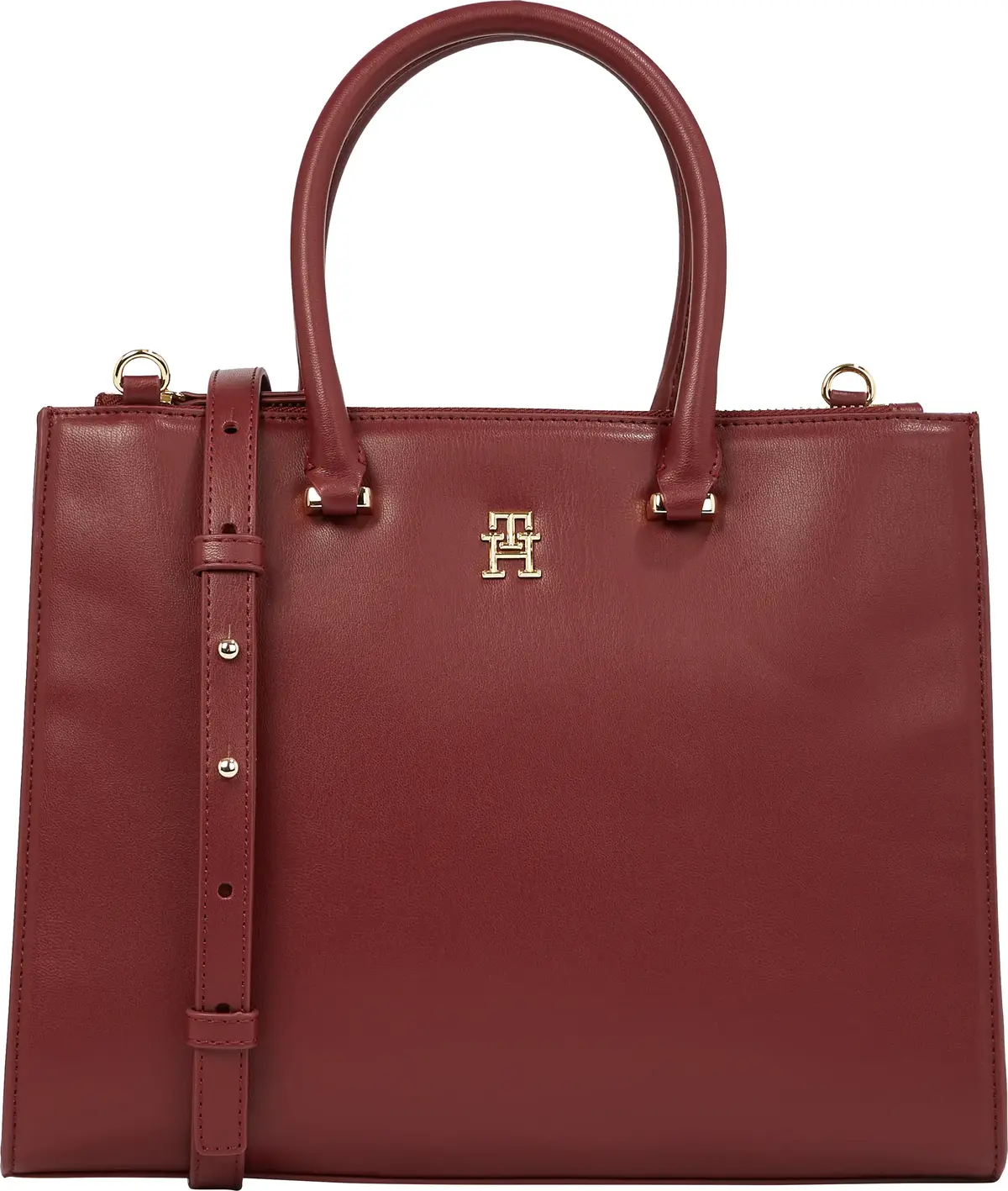 Tommy Hilfiger TH ETERNITY MED TOTE, V18 Bordo Kadın Çanta