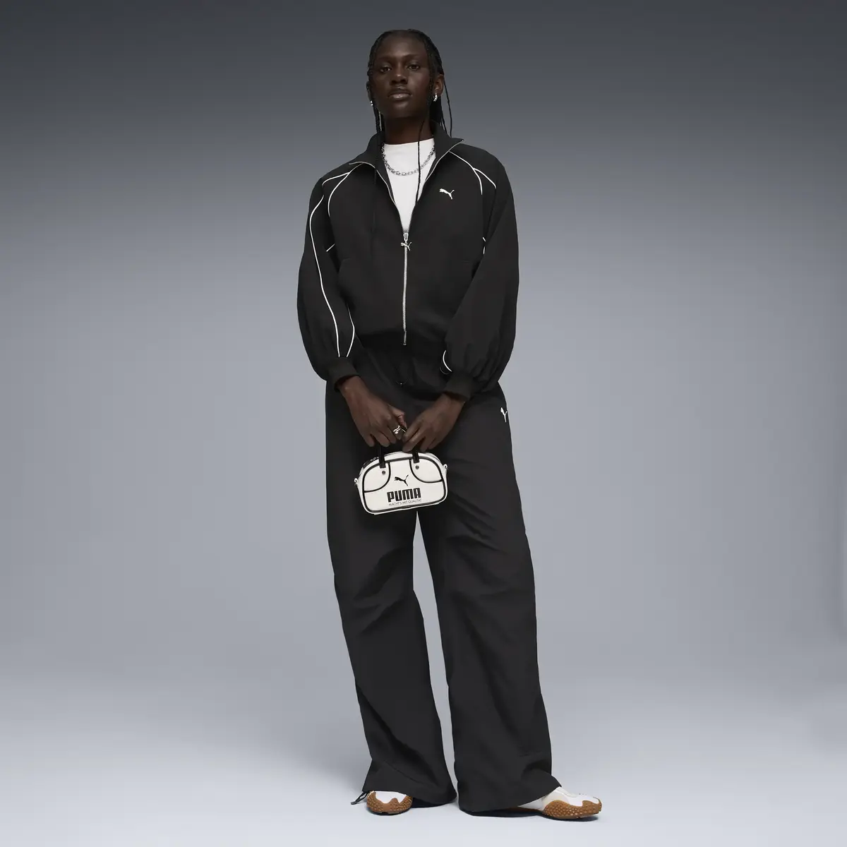 PUMA T7 Balloon Sleeve Jacket WV Siyah Kadın Ceket